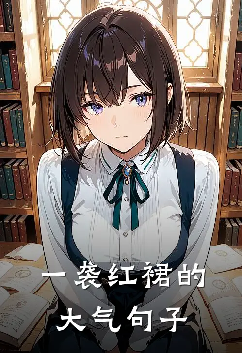 一袭红裙的大气句子