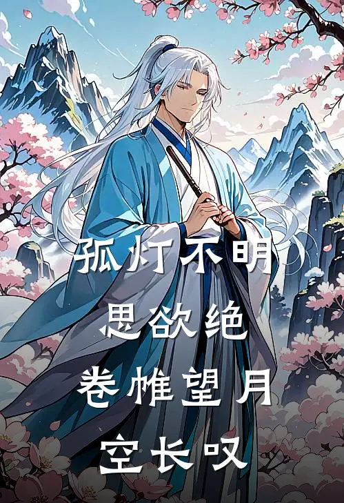 孤灯不明思欲绝,卷帷望月空长叹